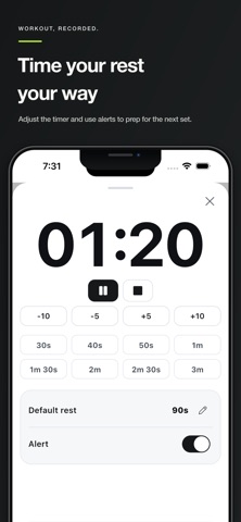 BYRECORD: Minimal Workout Log Screenshot 4 of 8