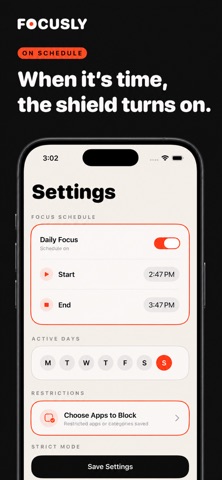 Focusly: Screen Time Control Screenshot 1 of 5