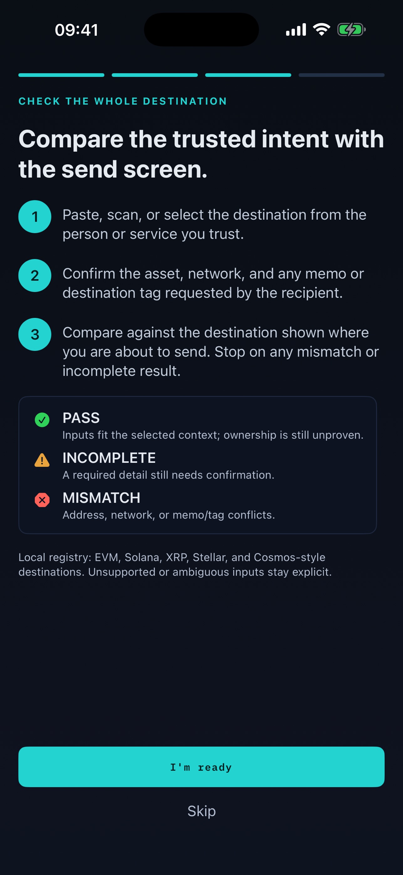 Screenshot 3 of AddressGuard Crypto