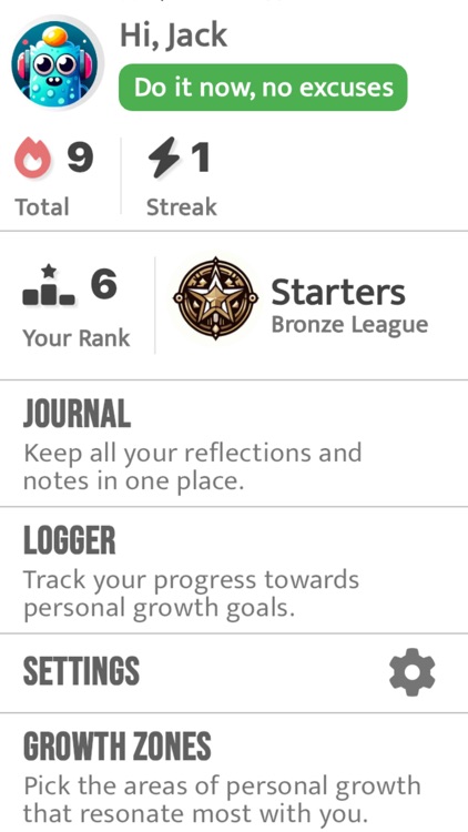 Brali LifeOS Organizer