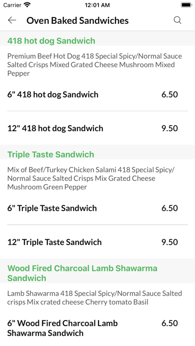 418 EATS Screenshot