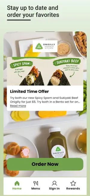 Onigilly Japanese Kitchen screenshot 1