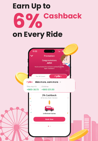 RYDE - Ride Hailing & More Screenshot 3 of 8