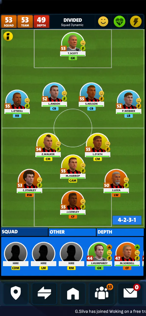 Football Club Management 2026 iOS Mod IPA screenshot 3 - iOS game interface
