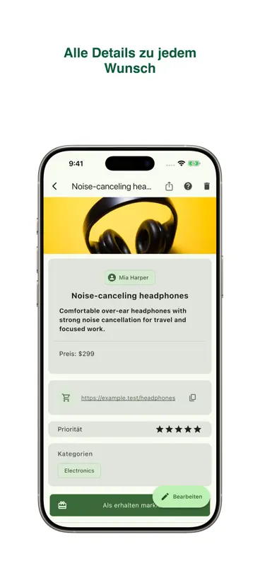Wishr: Geschenkideen & Liste screenshot 5 of 8