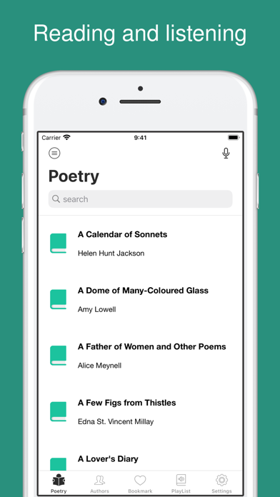 Screenshot #1 pour Poetry Audiobooks