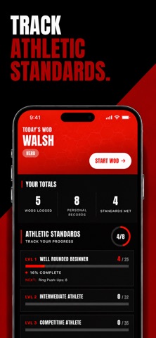 WOD Log - HIIT Workout Tracker iPhone screenshot