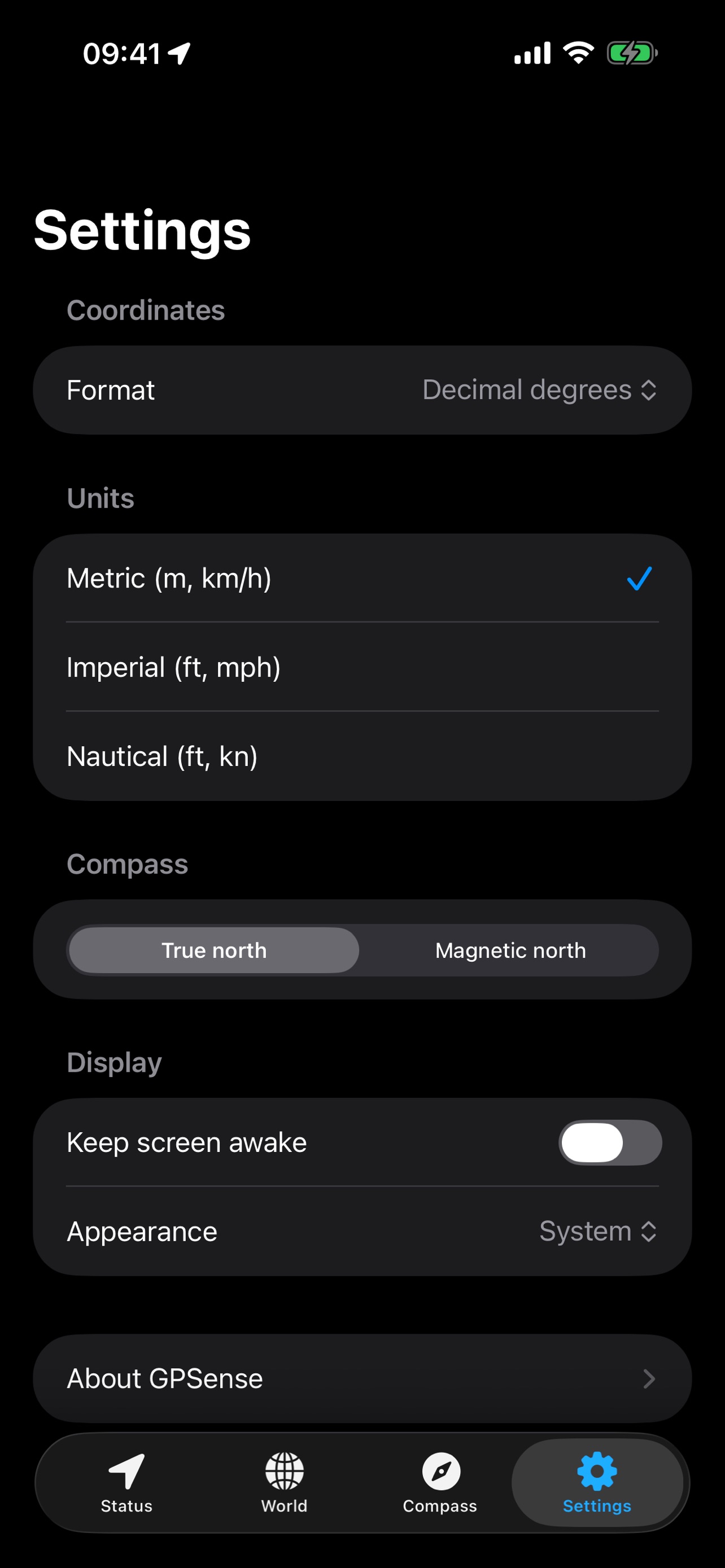 Screenshot 2 of GPSense — GPS Test & Status