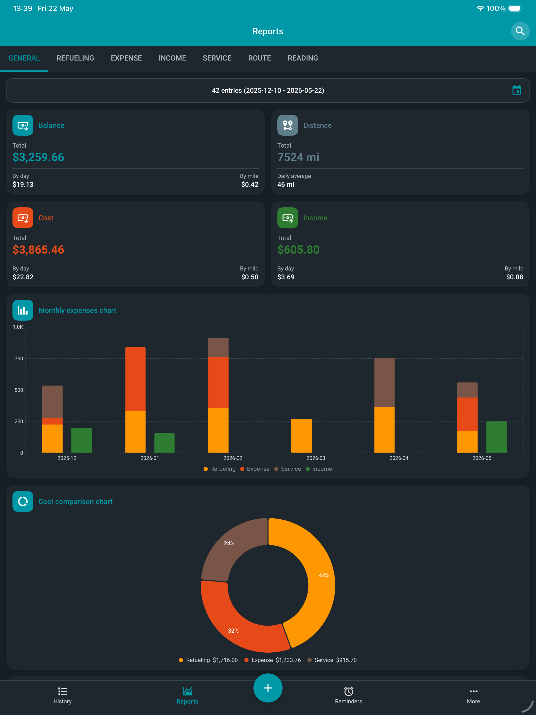 Drivvo - Vehicle management screenshot 12