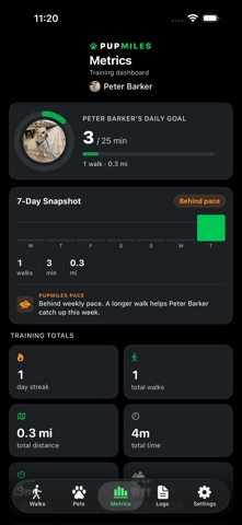 PupMiles Dog Walk Tracker Screenshot 3 of 6