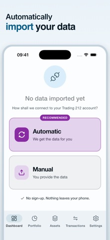 Tracker 212: Stocks Portfolio iPhone screenshot