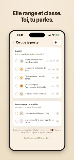 Carya – Charge mentale screenshot 3
