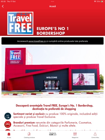 Travel FREE Exclusive CLUBCARD iPad screenshot