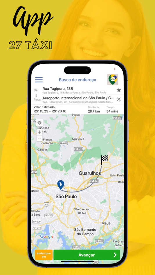 #1. 27 Táxi (iOS) 由: APP TAXI NACIONAL BR SP ASSOCIACAO DOS TAXISTAS DO BRASIL