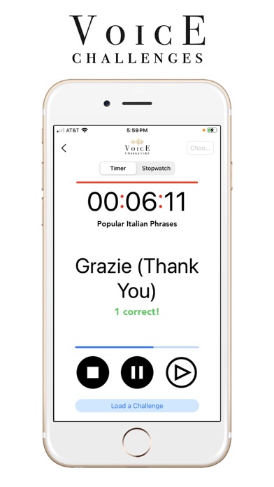 Voice Challenge Screenshot