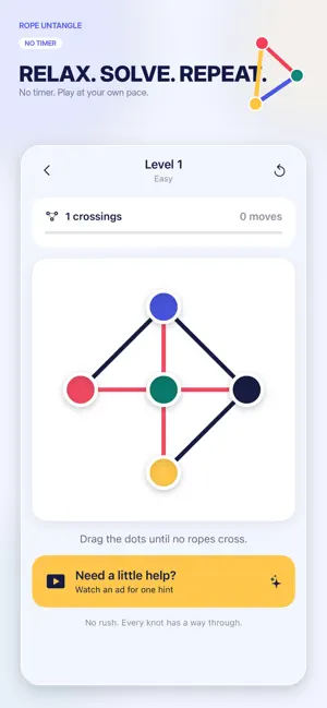 Rope Untangle: Knot Puzzle screenshot 4