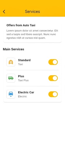 Auto Taxi User iPhone screenshot