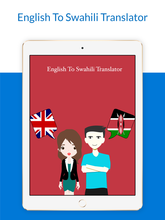 English To Swahili Translation iPad screenshot