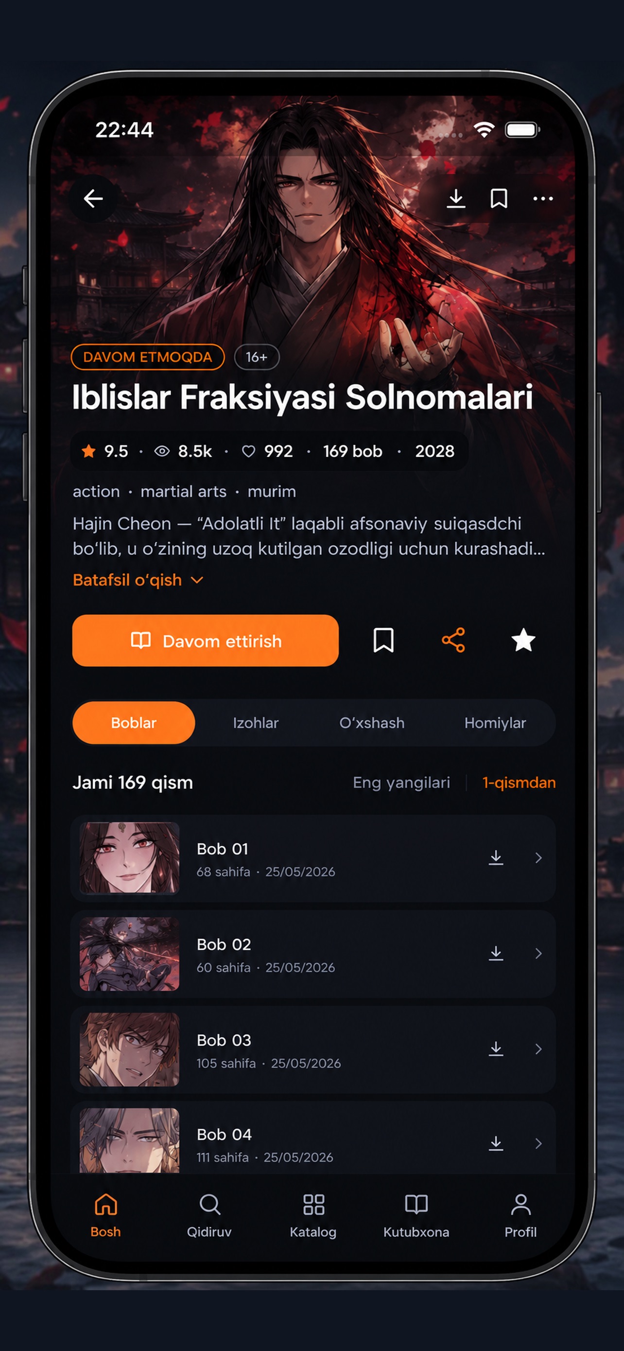 Screenshot 2 of Mangabox - O'zbekcha mangalar