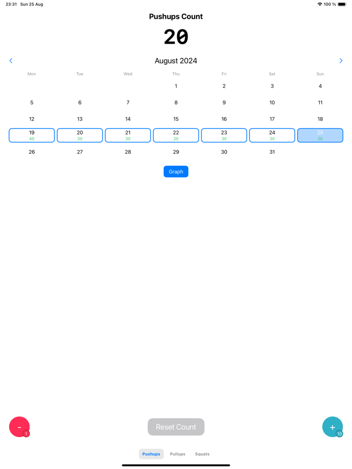 Calisthenics Counter