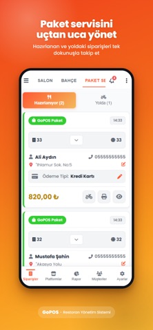GoPOS Adisyon Programı screenshot