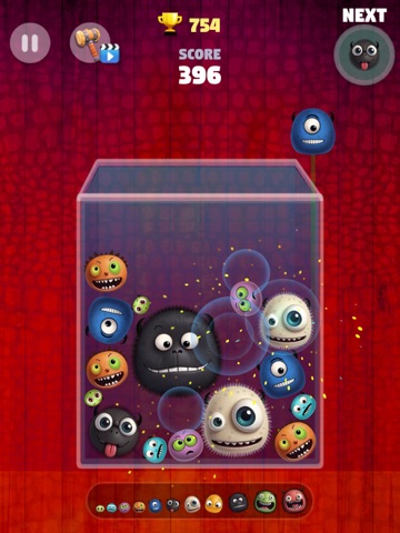 Monster Suika Merge game fun iPad screenshot