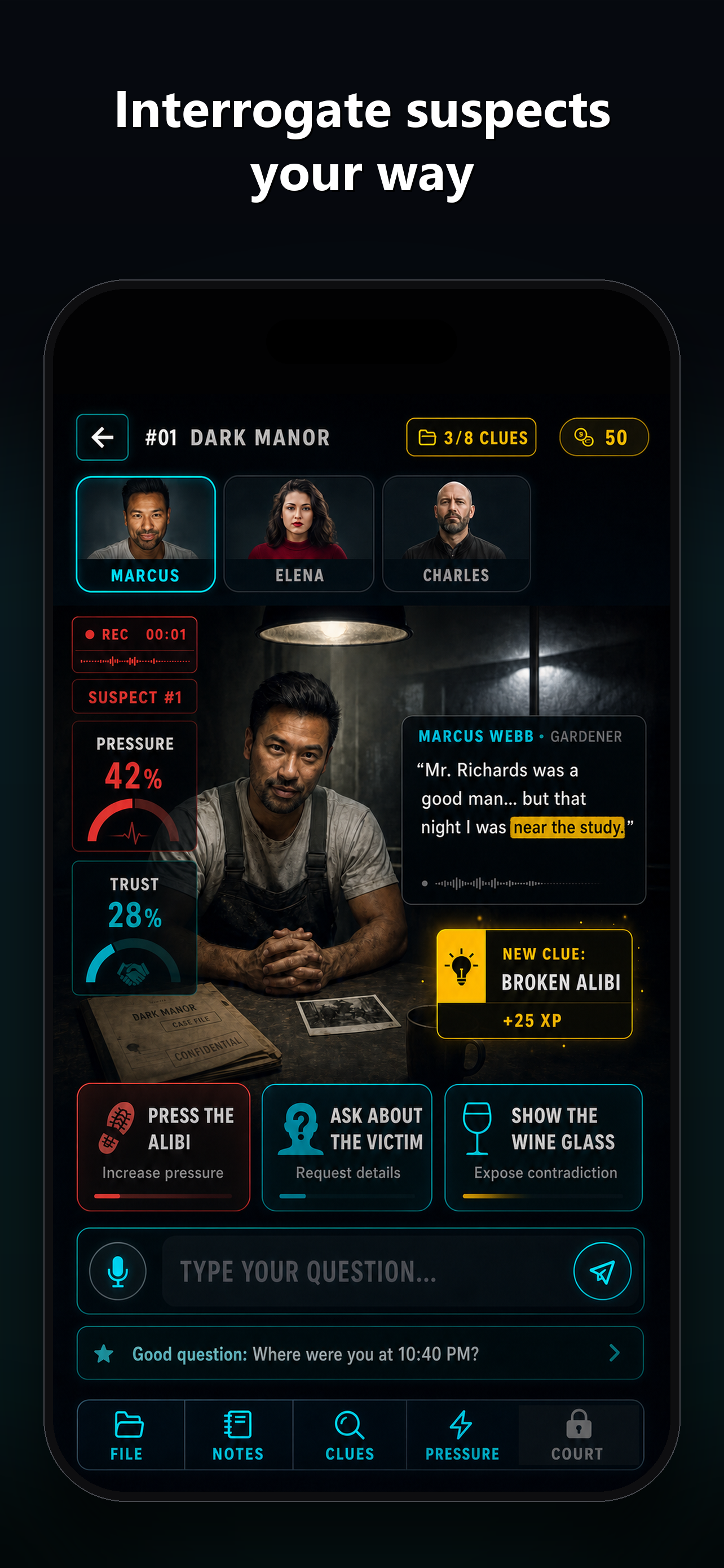 AI Dedective Game screenshot 5