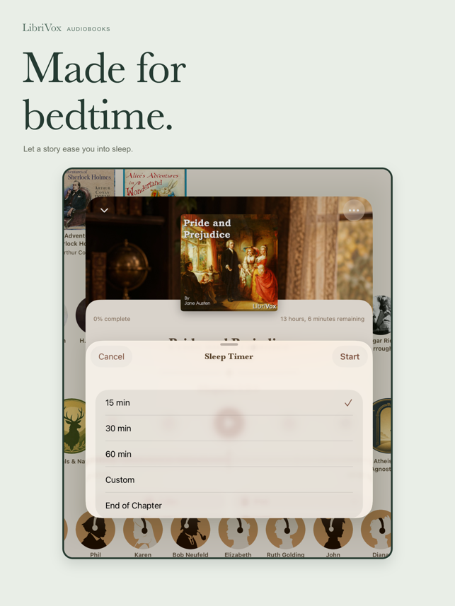 LibriVox Audiobooks Screenshot