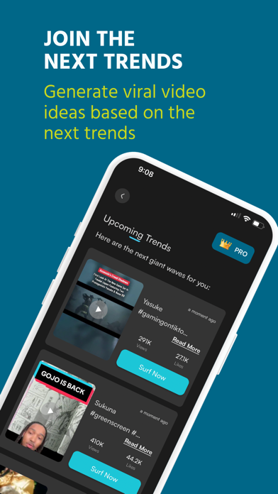 Nextwave Trends Idea Generator Screenshot