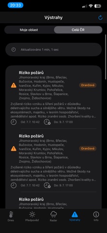 Džin počasí screenshot