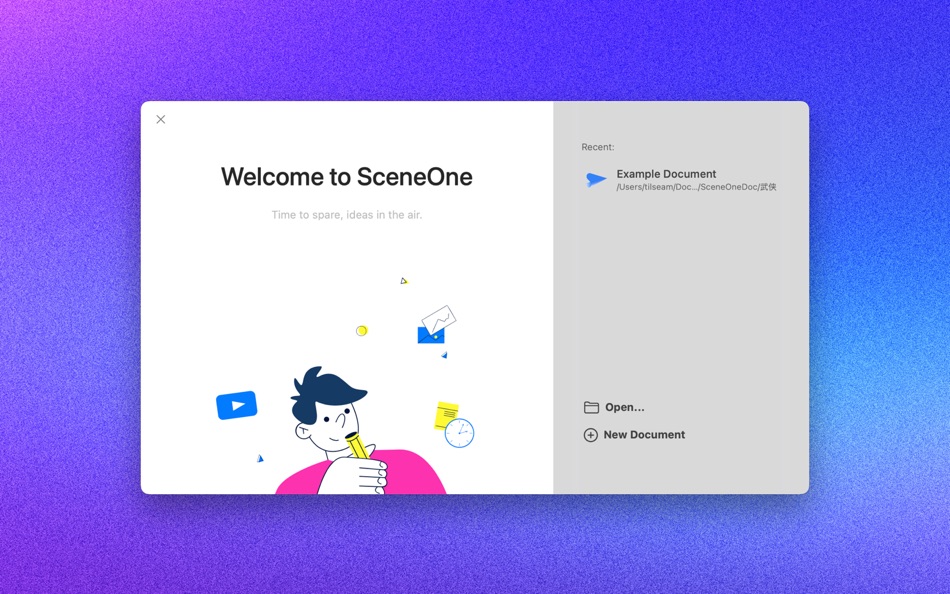 #1. SceneOne (macOS) 由: 家明 易