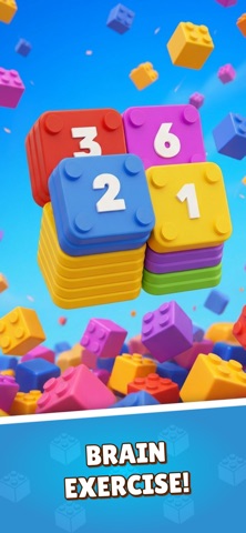 Bricks Stack Puzzle iPhone screenshot