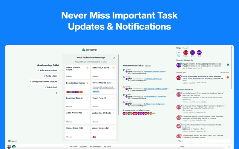 Basecamp: Sprint, Task Manager screenshot
