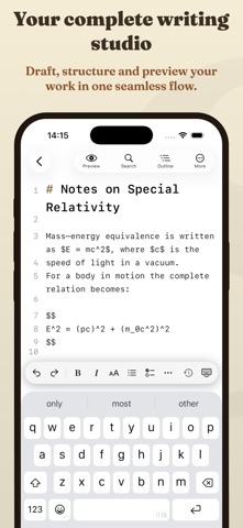 Lettera Markdown Screenshot 1