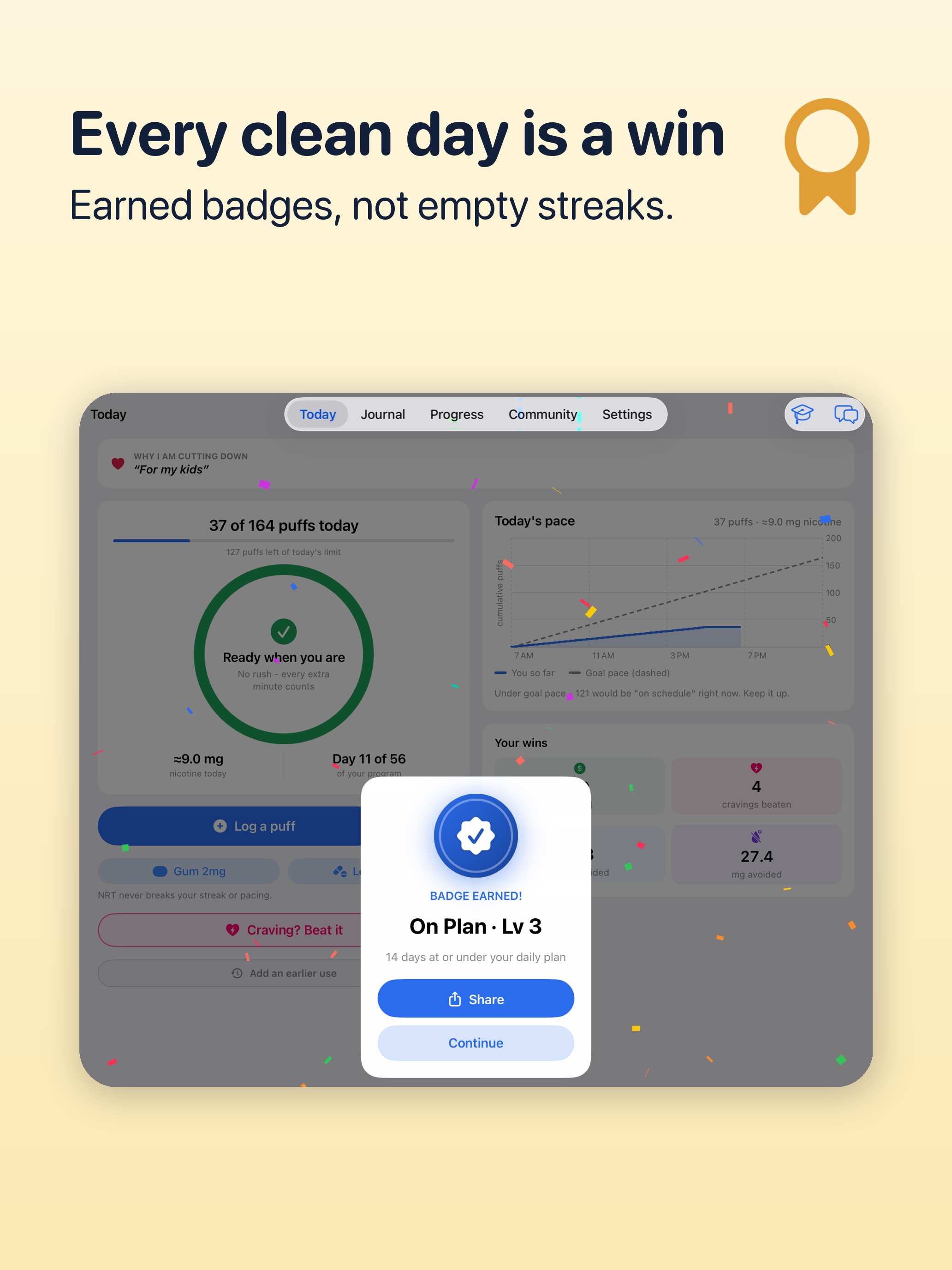 Puff Pacer: Quit Smoking, Vape