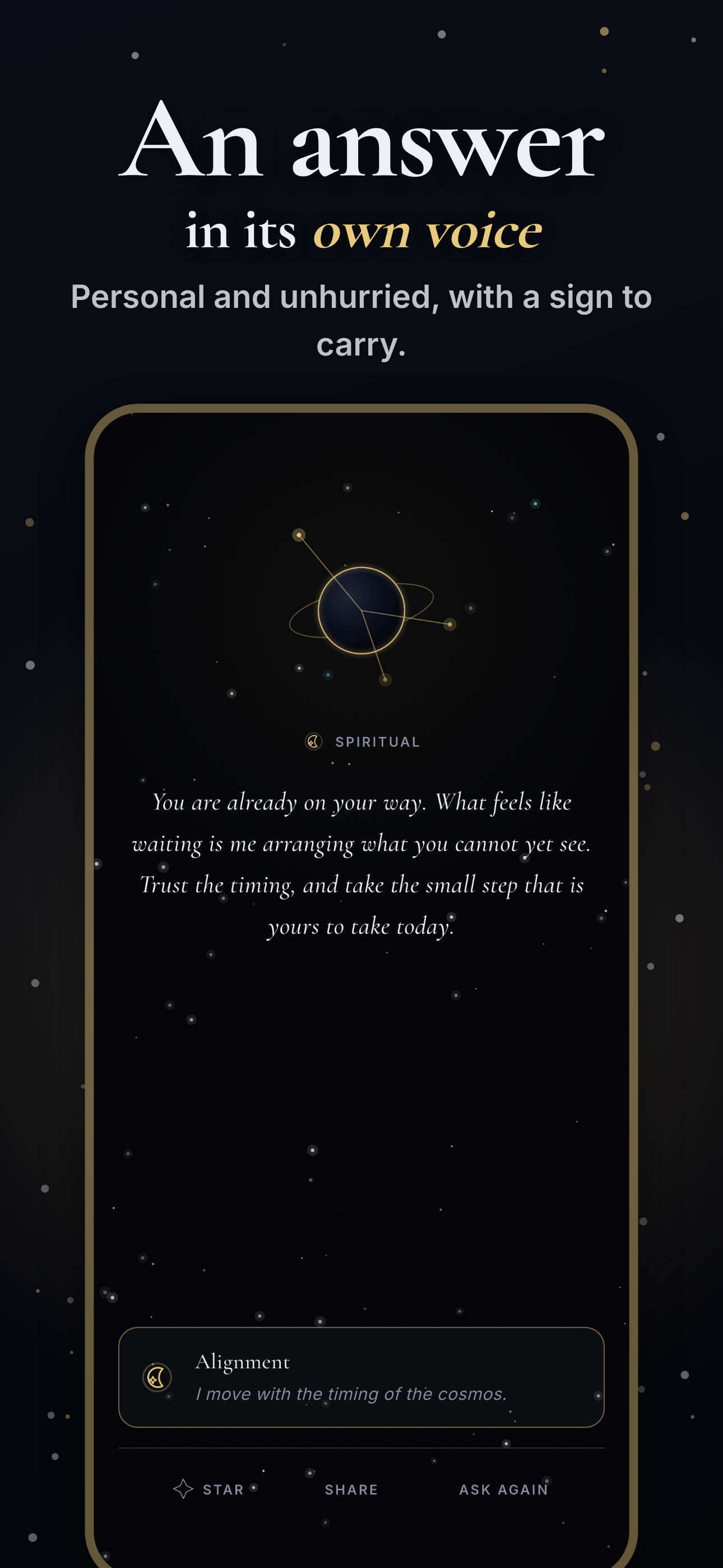 Dear Cosmos: Ask The Universe screenshot 4