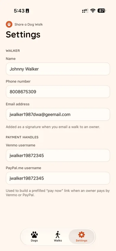 Share the Dog Walk screenshot 4