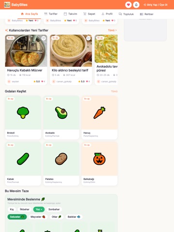 BabyBites iPad screenshot 2