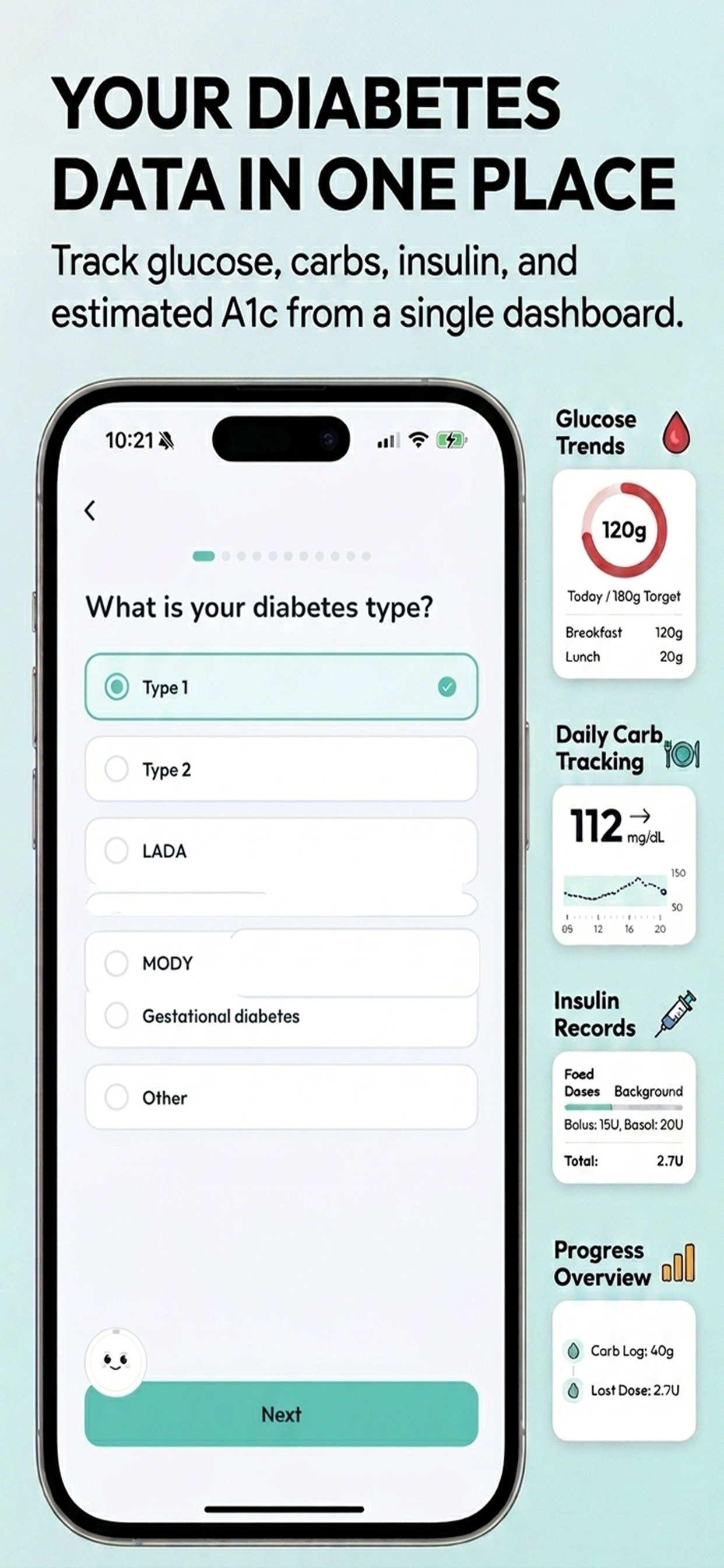 CarbTrack: Diabetes Calculator