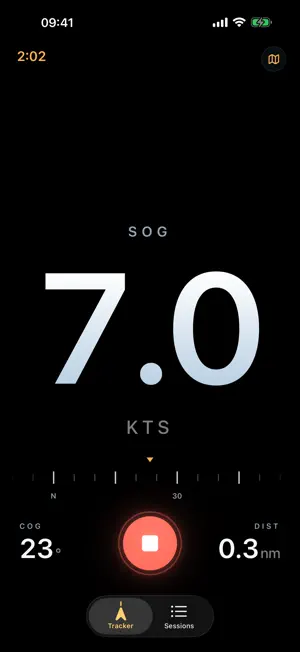 Upwind - Sailing Tracker screenshot 1