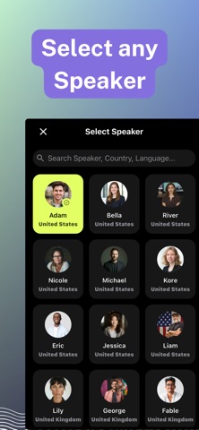 Natural Voice: Text to Speech iPhone screenshot