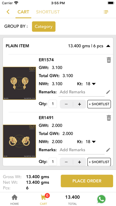 DUA GOLD Screenshot