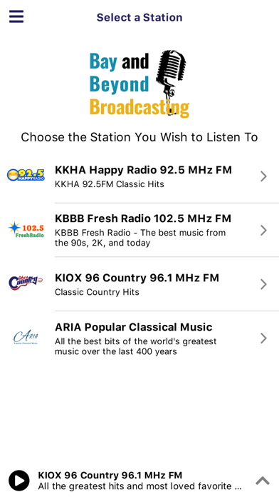 Bay and Beyond Radio Screenshot 4 - AppWisp.com Bay and Beyond Radio Screenshot 4 - AppWisp.com