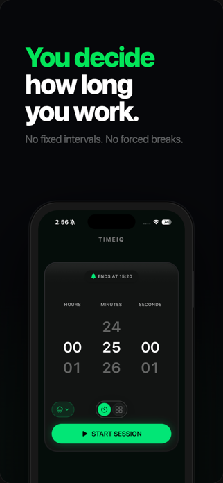 TimeIQ: Focus Timer & Flow Screenshot 1 of 3