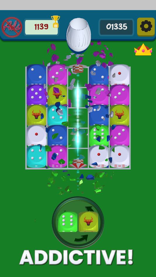 #3. Block Fusion 3D -Dice Merge (iOS) 由: nguyen duc toan