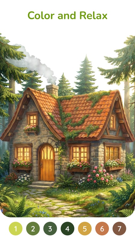 Happy Color by Numbers Game screenshot 8