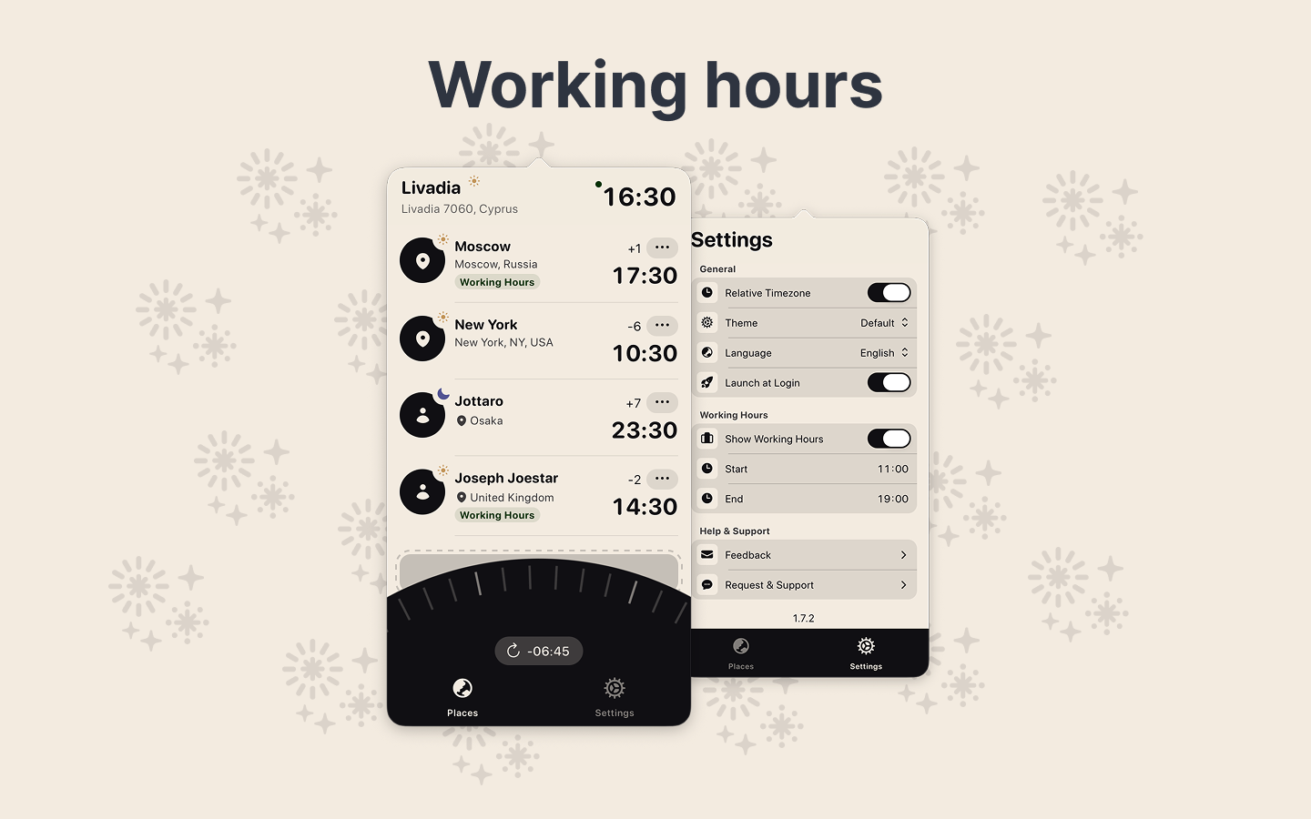 Friendzone: Manage timezones