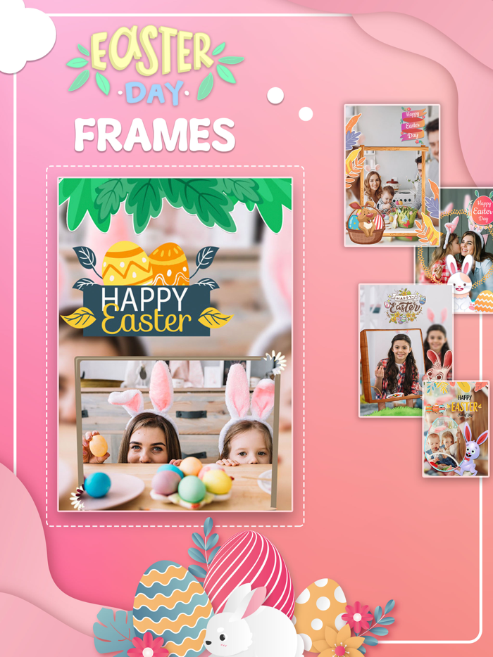 Easter Pip Photo Frame Collage