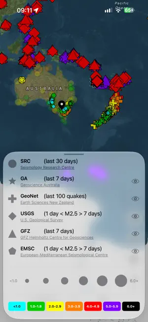 Seismoscope screenshot 4