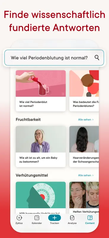 Clue Perioden Kalender screenshot 7 of 9